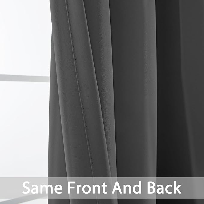 Yakamok 108 Inch Long Blackout Curtains - Image 3
