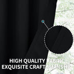 BGment Black Blackout Curtains for Living Room - Image 7