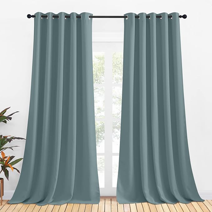 NICETOWN Bedroom Curtains Blackout Drapery Panels, 2 Panels, 70 x 108 inches by NICETOWN