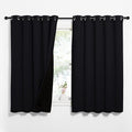 NICETOWN Complete 100% Blackout Curtains, Thermal Insulated & Energy Efficiency by NICETOWN