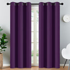 Yakamok Blackout Curtains for Bedroom, Thermal Insulated Blackout Grommet Top - Image 2