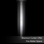 LEMOMO Blackout Curtains 66 x 95 inch/Frost Grey Curtains Set of 2 - Image 3