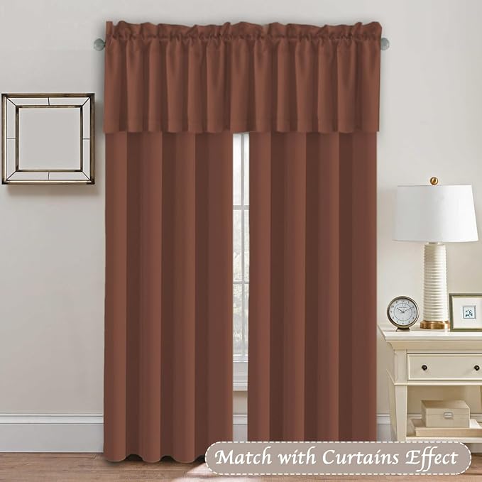 H.VERSAILTEX 2 Panels Blackout Valances - Image 3