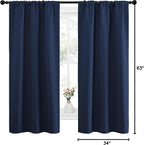 NICETOWN Bedroom Curtains Blackout Draperies, Home Decorations Thermal - Image 10