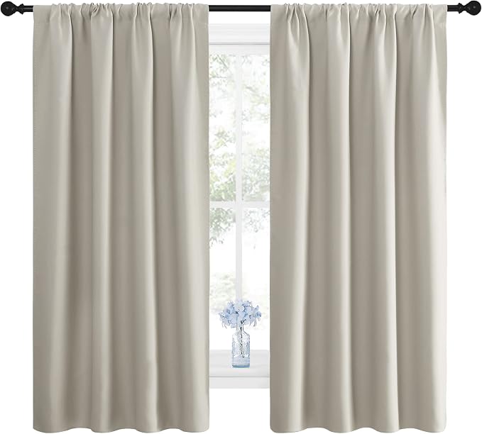 NICETOWN Blackout Curtains for Living Room, Darkening Window Curtain Panels - Image 2