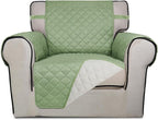 PureFit Reversible Quilted Sofa Cover, Water Resistant Slipcover Furniture by PureFit