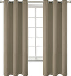 BGment Room Darkening Curtains 63 Inches Long by BGment