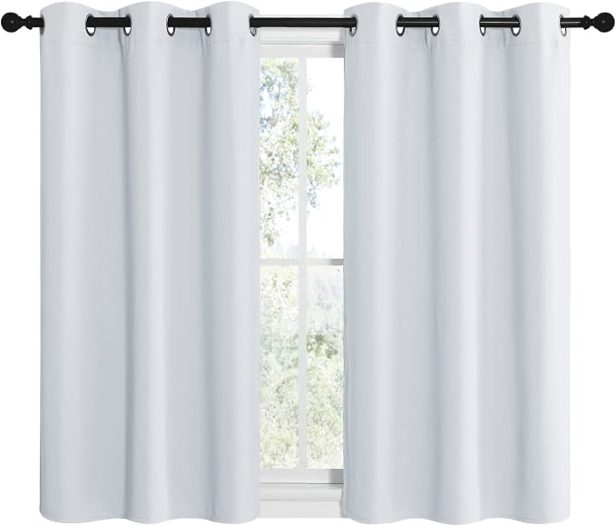 NICETOWN Room Darkening Draperies Curtains Panels, Window Treatment Thermal - Image 2