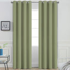 Yakamok Light Blocking Blackout Curtains Thermal Insulated Room Darkening Drapes by Yakamok