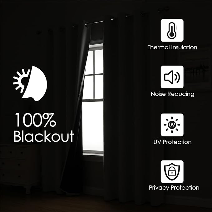 ChrisDowa Custom 100% Blackout Curtains - Image 3