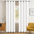 MIULEE Blackout Curtains for Bedroom Living Room Thermal Insulated Room Black by MIULEE