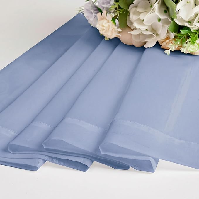 Chyhomenyc Sheer Curtains 72 Inch Length 2 Panels - Image 8