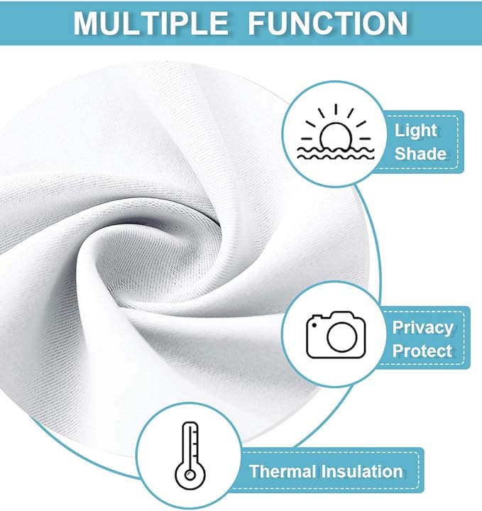 RYB HOME RV Curtains for Camper Windows, Mini Small Thermal Insulated Sunlight - Image 6