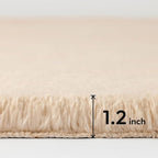Ashler Faux Fur Rug, Upgraded Soft Faux Rabbit Fur, 2 x 6 Feet, Machine - Image 2
