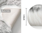 MIULEE Fluffy Rug Soft Shaggy Faux Fur Area Rug Luxury Plush Sheepskin Carpet - Image 2