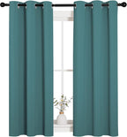 NICETOWN Window Curtain Panels, Thermal Insulated Solid Grommet Blackout - Image 2