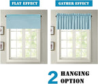 H.VERSAILTEX Blackout Valances for Windows, Kitchen Curtains Valance for Living - Image 6