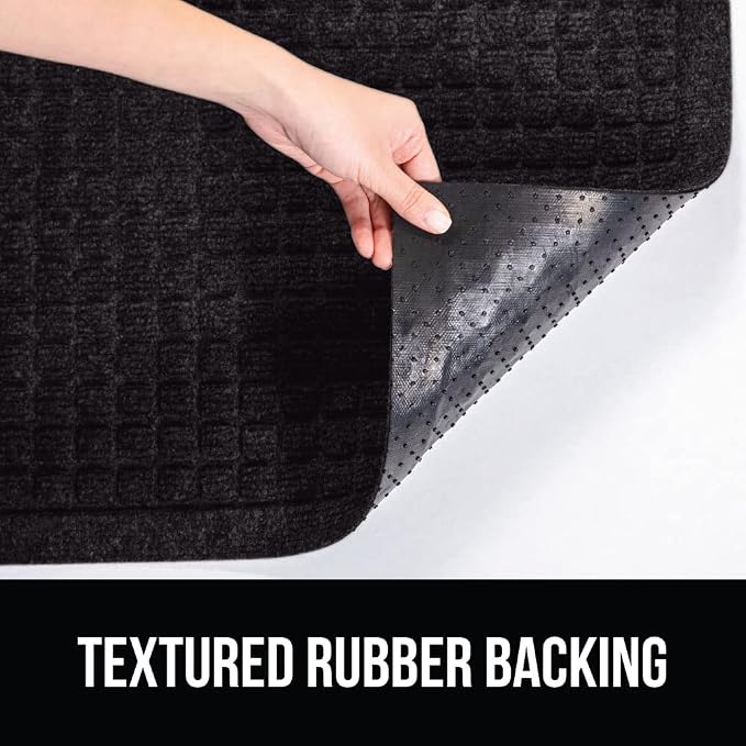 GORILLA GRIP® Ultra Absorbent Front Door Mat Outside Entrance 72x24, Traps Dirt - Image 3