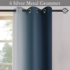 SimpleHome Ombre Room Darkening Curtains - Image 4