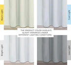 NICETOWN Easy Care Solid Thermal Insulated Grommet Room Darkening - Image 3