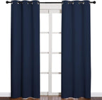 NICETOWN Window Treatment Energy Saving Thermal Insulated Solid Grommet - Image 2