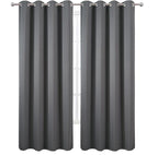 LEMOMO Blackout Curtains 52 x 120 Inch Long Frost Grey Curtains Set of 2 Panels - Image 2