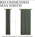 NICETOWN Bedroom Curtains Blackout Draperies - Image 7
