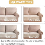 H.VERSAILTEX Velvet Stretch Couch Cushion Cover Plush Cushion Slipcover - Image 6