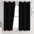 ChrisDowa 100% Blackout Curtains 63 inch Long by ChrisDowa