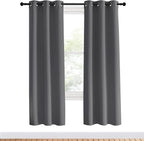 NICETOWN Blackout Window Curtains 70" L, 2 Panels, 34 inch, Grommet Top Room - Image 2