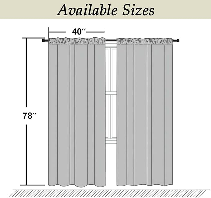 Simplebrand Ava Lilac Blackout Curtains - Image 9