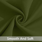 Yakamok Olive Green Curtains 54 Inches Length Blackout Curtain - Image 5