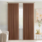MIULEE Back Tab Blackout Curtains 90 Inch Long 2 Panels Set - Image 9