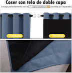NICETOWN Noise Reducing 100% Blackout Curtains - Image 5