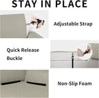 Easy-Going Reversible Chaise Lounge Couch Cover Water Resistant Sofa Cover - Image 3