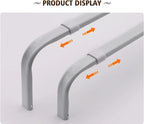 Yafa Home Fashion Heavy Duty Single Standard Adjustable Curtain Rod Hardware - Image 2