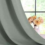 NICETOWN Bedroom Curtain Panels Blackout Draperies, 1 Pair, 42 by 60 inches - Image 6