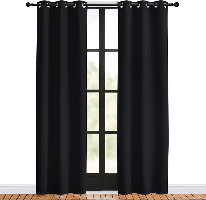 NICETOWN Living Room Curtains 80 inch Length 2 Panels Set - Image 2