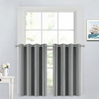 Yakamok 36 Inch Curtains Blackout Window Curtains by Yakamok