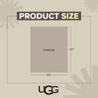 UGG Euphoria Faux Fur Throw Blanket, Oversized Warm Throw - Image 8
