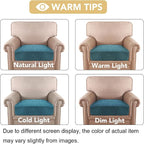 H.VERSAILTEX Velvet Stretch Couch Cushion Cover Plush Cushion Slipcover - Image 6