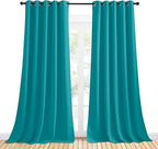 NICETOWN Thermal Insulated Peacock Teal Curtains - Image 2