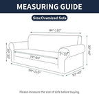 Cupuamon 2026 New Stretch Oversized Sofa Slipcovers Couch Sofa Cover - Image 2