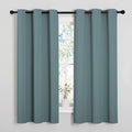 NICETOWN Modern Greyish Blue Blackout Curtains Noise Reducing, Thermal by NICETOWN