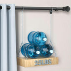 Curtain Rods for Windows 35-47 inch, 5/8 inch Matte Black Curtain Rod - Image 8