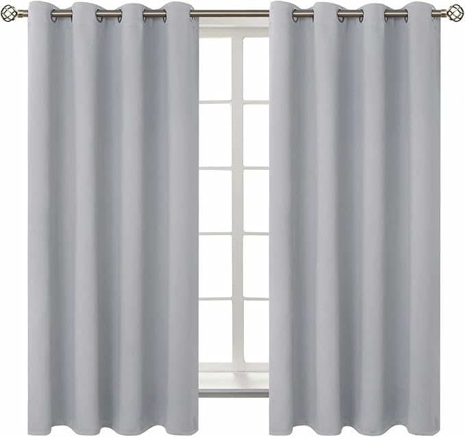 BGment Room Darkening Curtains 63 Inches Long by BGment