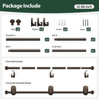 KAMANINA Curtain Rods No Drilling - Image 7