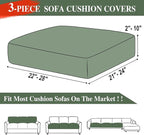 Couch Cushion Covers Seat Cushion Cover Stretch Couch Cover Separate Sectional - Image 6