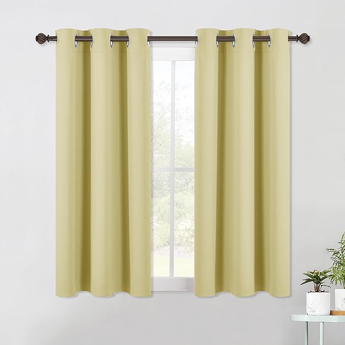 NICETOWN Blackout Window Curtains 60 inch Length 2 Panels, 34 x 60 Inch by NICETOWN