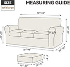 WEERRW 4 Pieces High Stretch Couch Covers - Image 7
